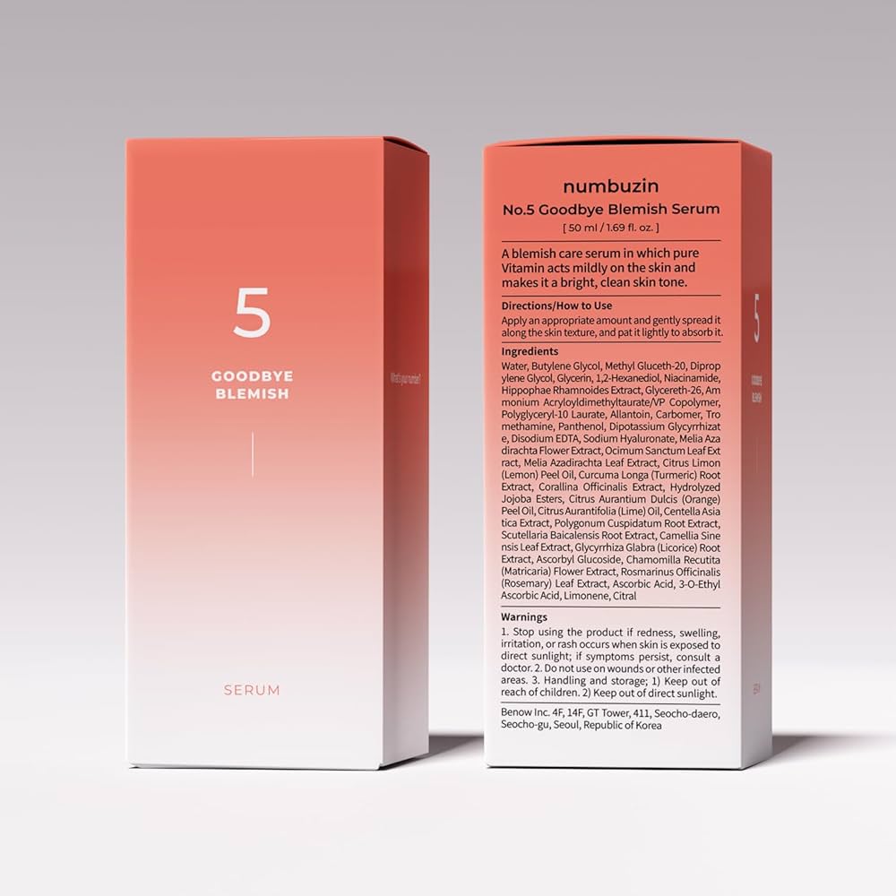 NUMBUZIN NO.5 GOODBYE BLEMISH SERUM 50ML