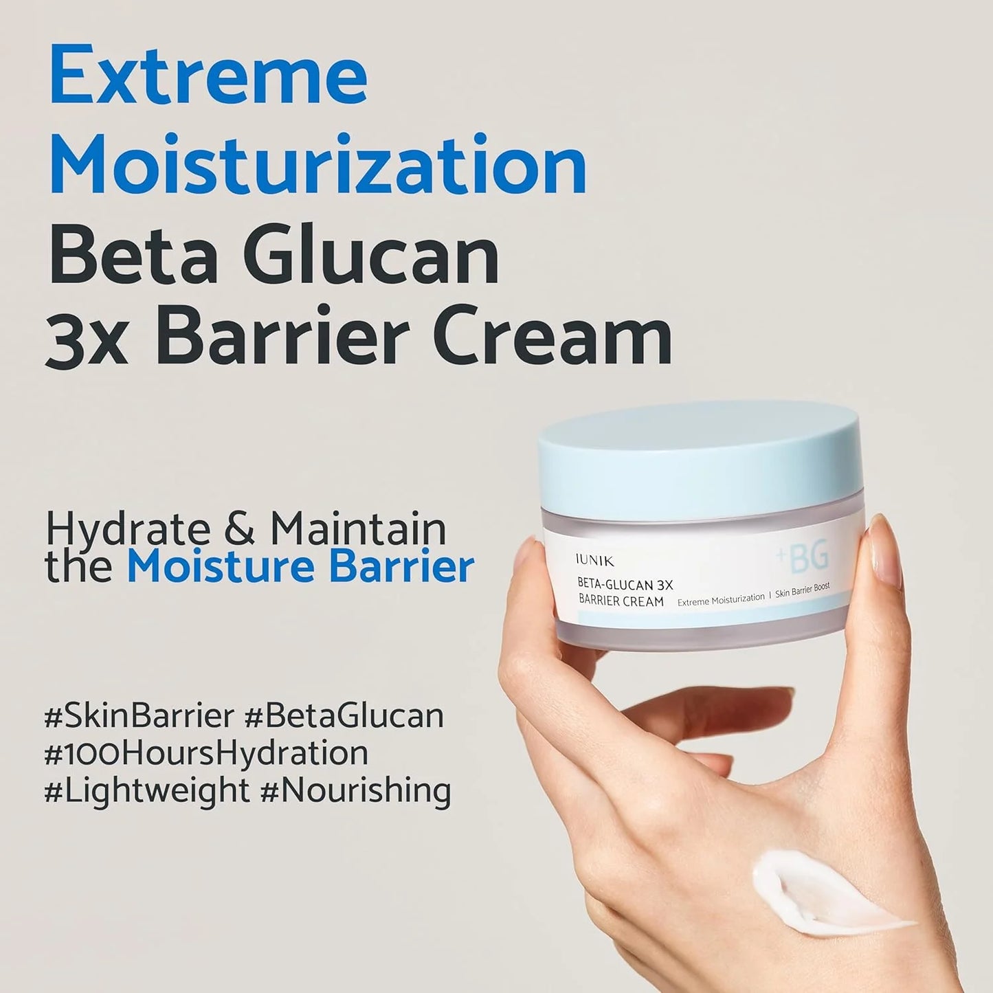 Iunik beta glucose 3x barrier cream