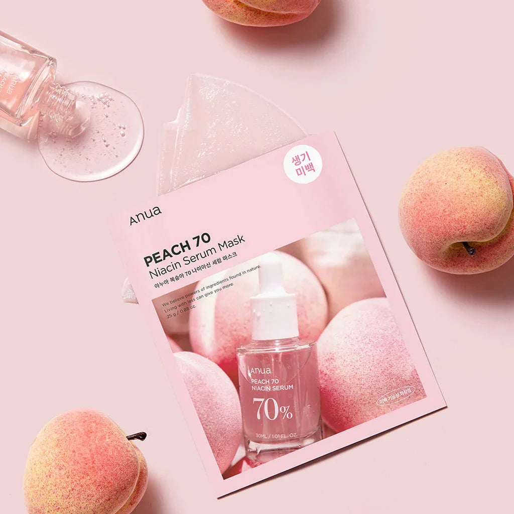 ANUA PEACH NIACIN SERUM MASK (1 PC)
