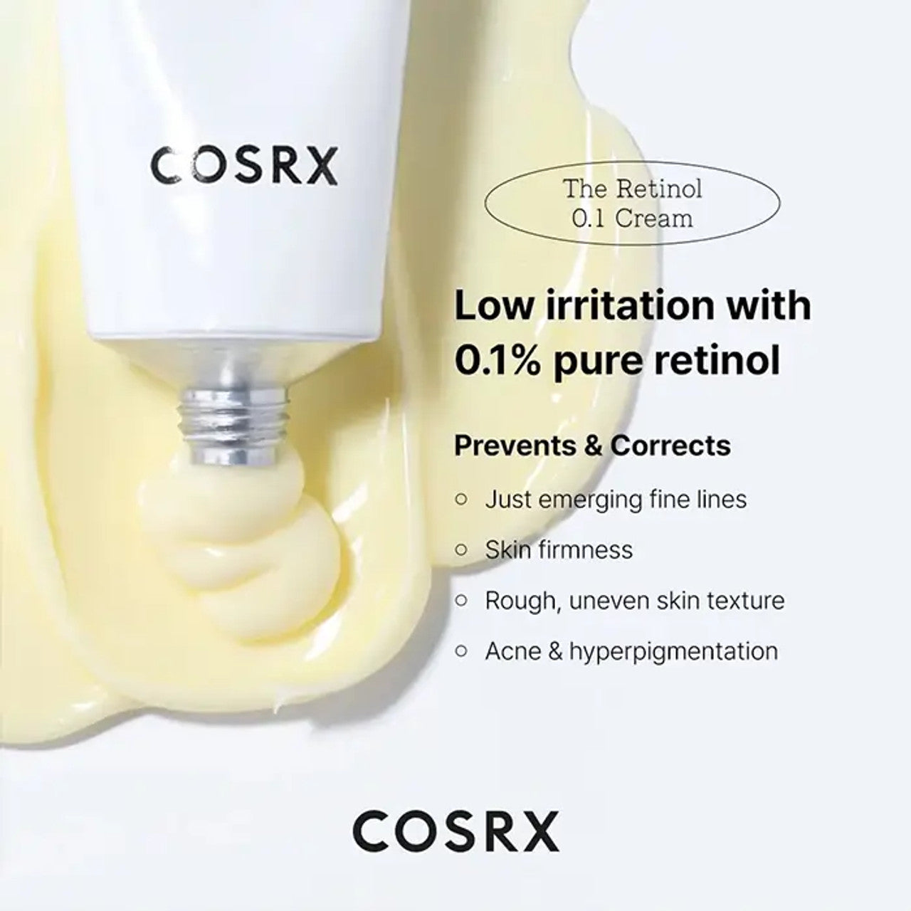 Crème au rétinol 0,1 % de COSRX