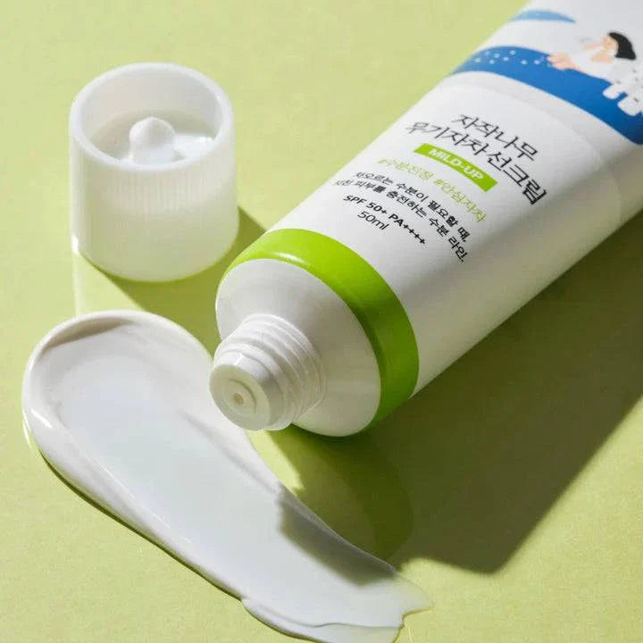 ROUND LAB - Birch Juice Moisturizing Mild Up Sunscreen 50ml