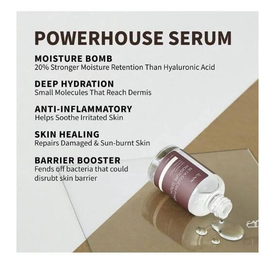 Iunik beta glucose power moisture serum