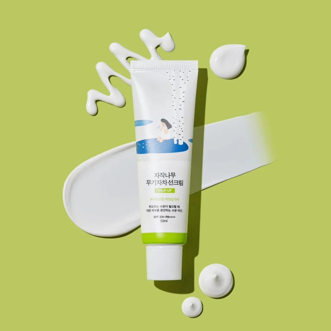 ROUND LAB - Birch Juice Moisturizing Mild Up Sunscreen 50ml
