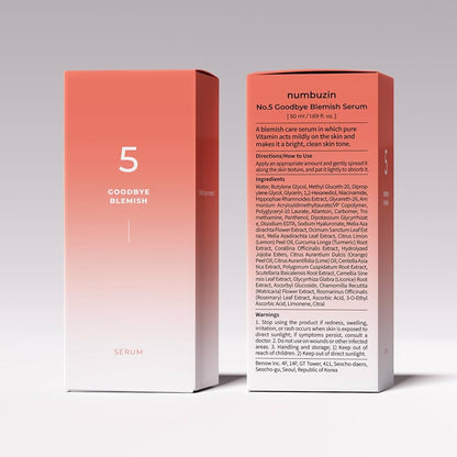 NUMBUZIN NO.5 GOODBYE BLEMISH SERUM 50ML