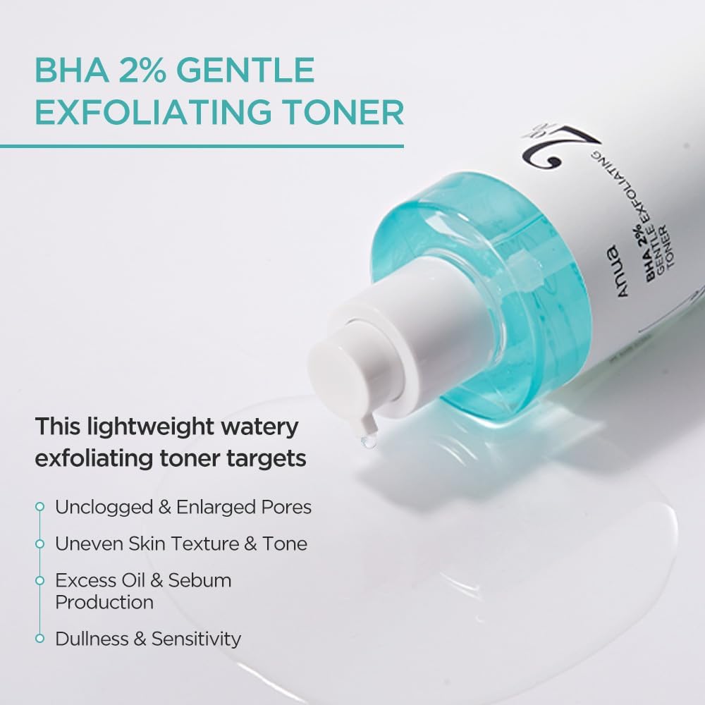 Lotion tonique exfoliante Anua BHA 2 %