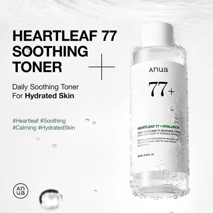 ANUA HEARTLEAF 77% SOOTHING TONER 250ML