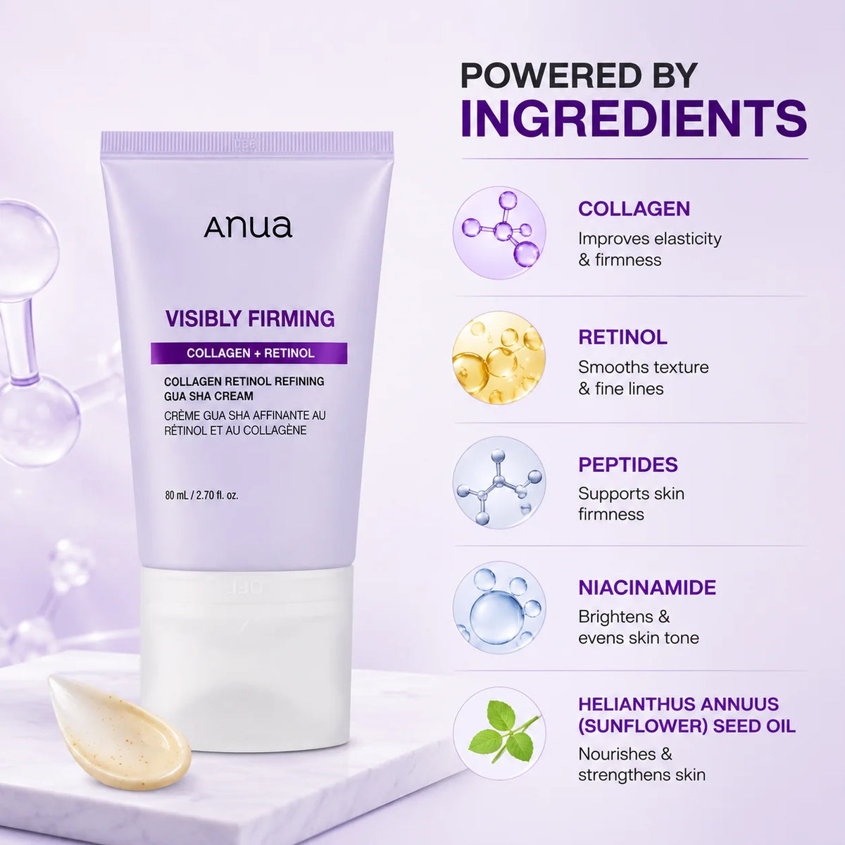Anua Collagen Retinol Refining Gua Sha Cream [80ml]