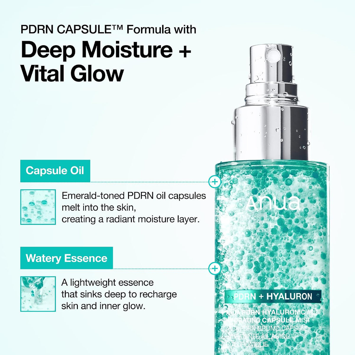 Anua - PDRN Hyaluronic Acid Hydrating Capsule Mist 2026 Version - 100ml