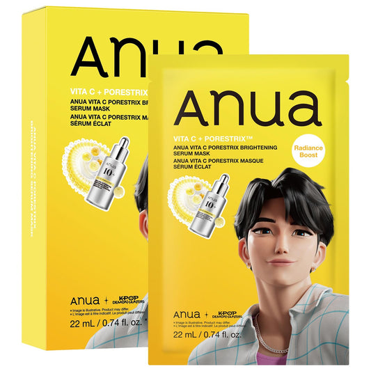 Anua - Vita C Porestrix Brightening Serum Mask Kpop Demon Hunters Collaboration [22ml x 1 sheet]