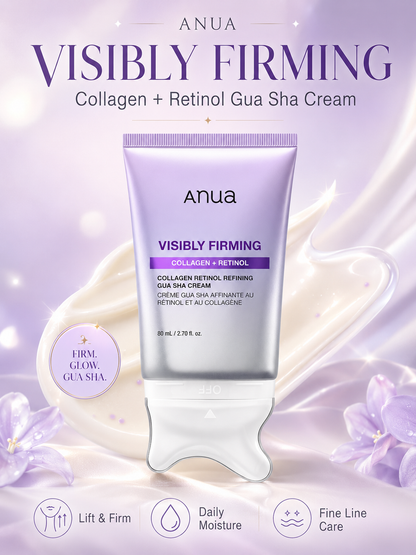 Anua - Collagen Retinol Refining Gua Sha Cream 80ml