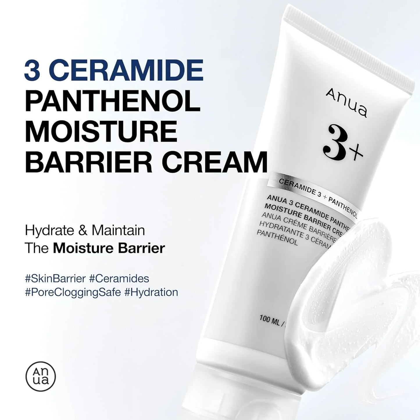 Anua - 3+ Ceramide Panthenol Moisture Barrier Cream 100ml
