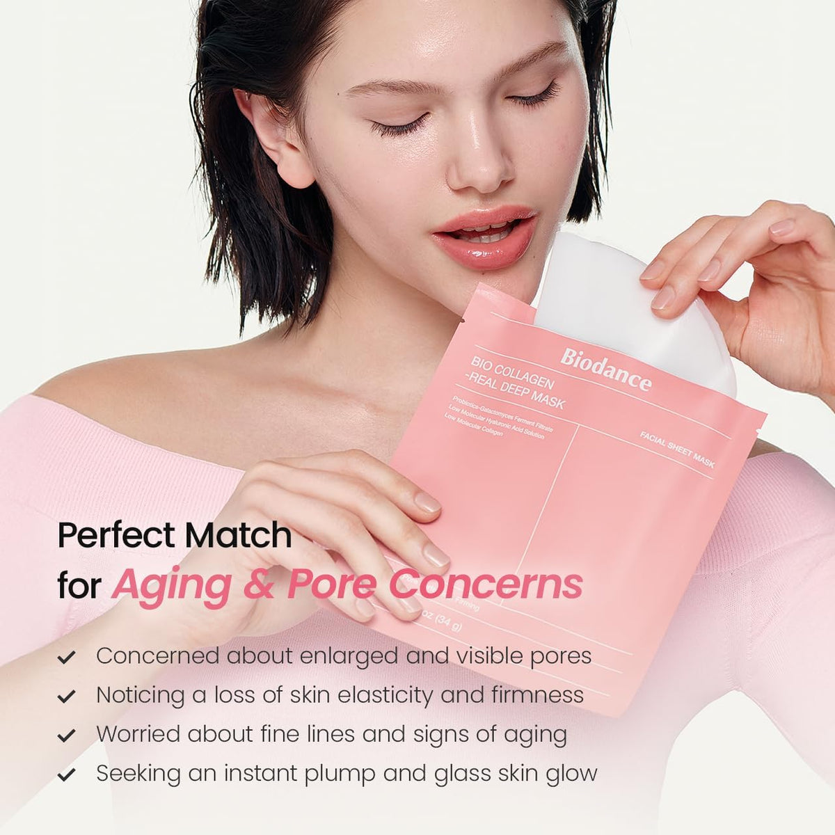 BIODANCE Bio-Collagen Real Deep Mask (Set of 4) (34g x 4ea)