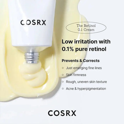 Crème au rétinol 0,1 % de COSRX