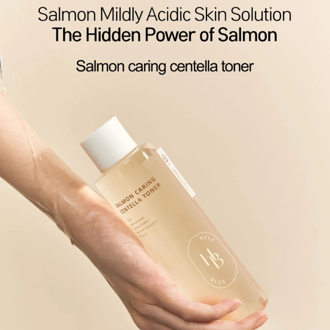 HEVEBLUE - Salmon Caring Centella Toner 2026 Version - 200ml