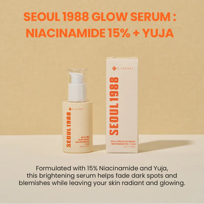 KSECRET - SEOUL 1988 Glow Serum : Niacinamide 15% + Yuja 30ml