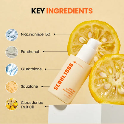 KSECRET - SEOUL 1988 Glow Serum : Niacinamide 15% + Yuja 30ml