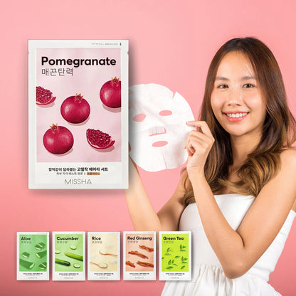 MISSHA - Airy Fit Sheet Mask - Pomegranate