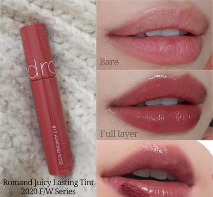 Romand - Juicy Lasting Tint 2020 F/W Series - 4 Colors #19 Almond Rose