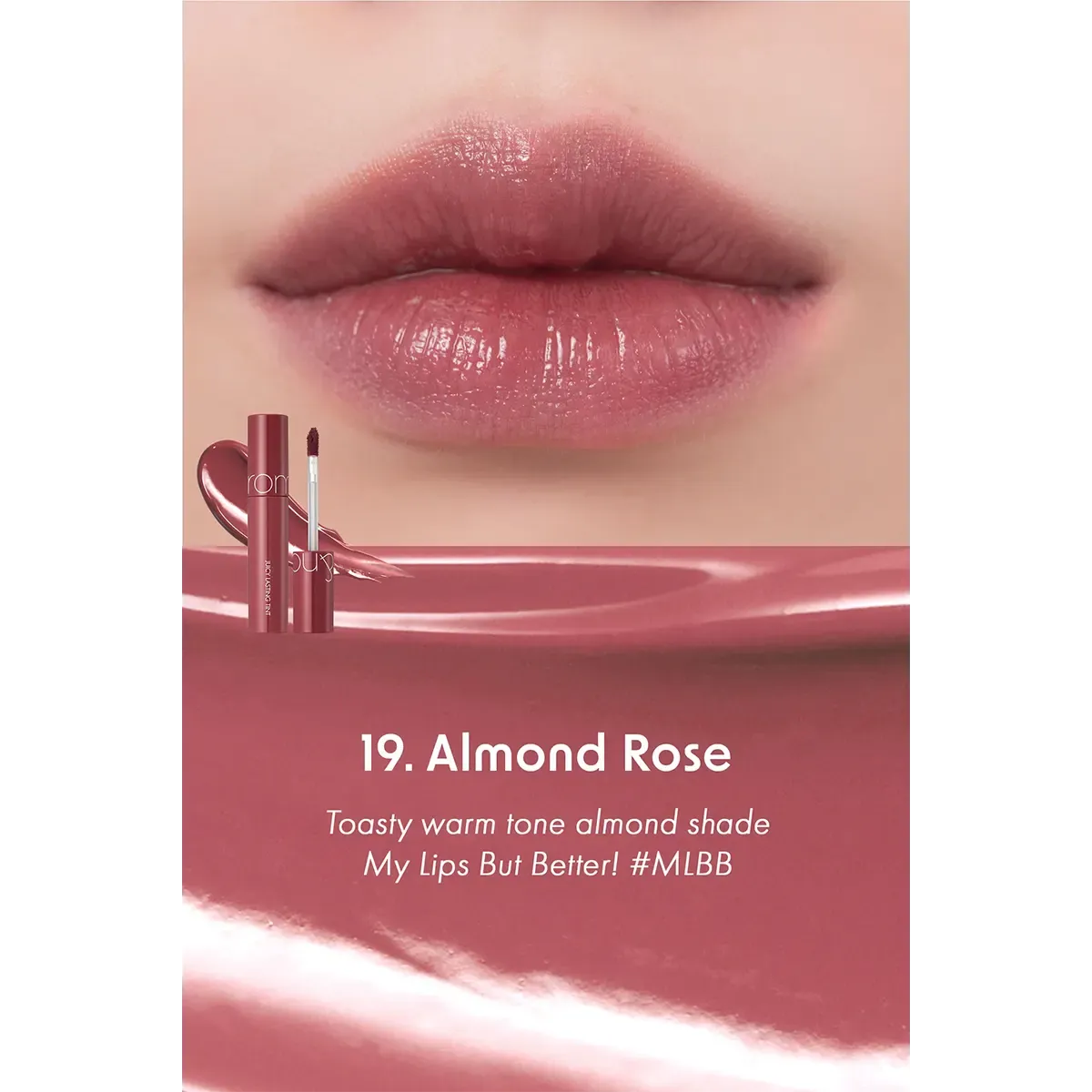 Romand - Juicy Lasting Tint 2020 F/W Series - 4 Colors #19 Almond Rose