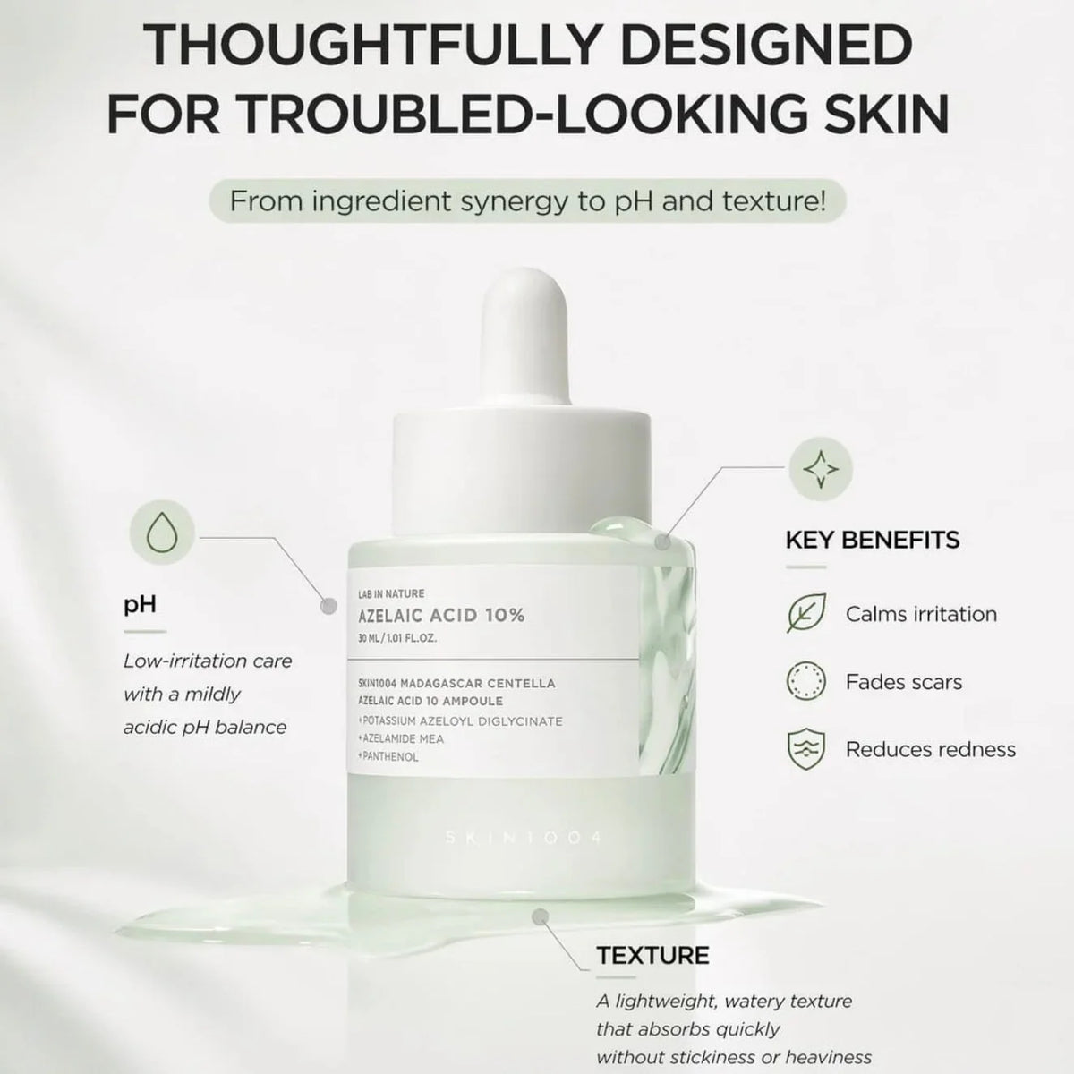 SKIN1004 - Lab in Nature Madagascar Centella Azelaic Acid 10 Ampoule [30ml]