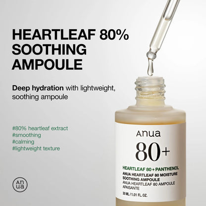 Ampoule apaisante Anua Heartleaf 80 %