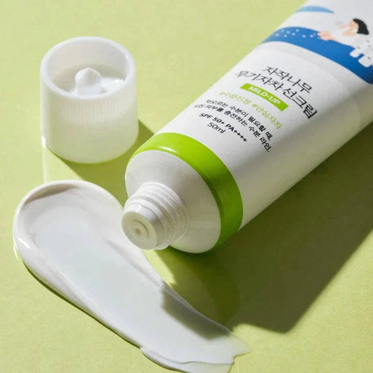 ROUND LAB - Birch Juice Moisturizing Mild Up Sunscreen 50ml
