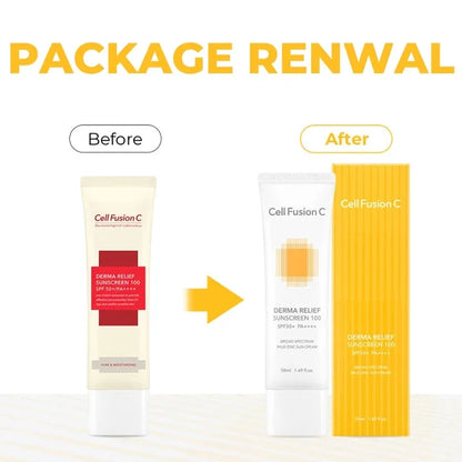 Cell Fusion C - Derma Relief Sunscreen 100 [50ml]