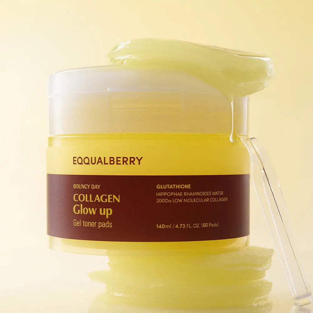 Disques toniques éclat au collagène Equallberry