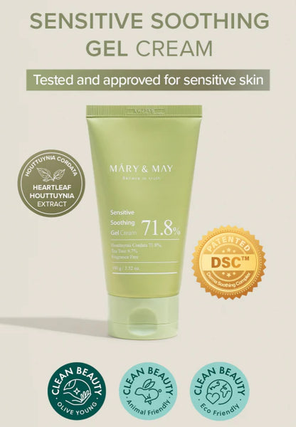 Mary&amp;May - Crème gel apaisante pour peaux sensibles