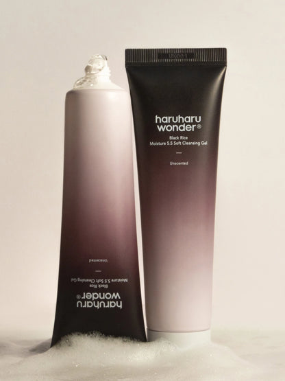 HARUHARU BLACK RICE MOISTURE 5.5 SOFT CLEANSING GEL 100ML