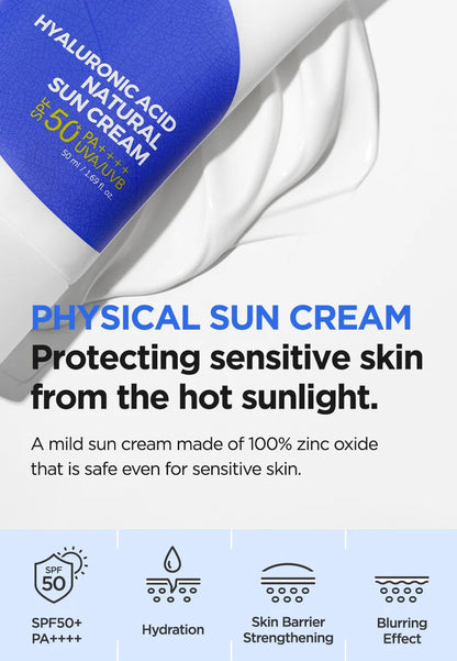 Isntree - Hyaluronic Acid Natural Sun Cream 2025 Version - 50ml