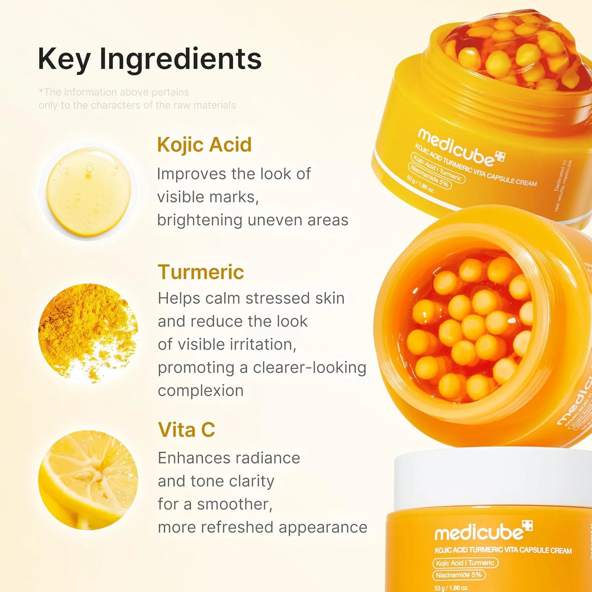 medicube - Kojic Acid Turmeric Vita Capsule Cream [53g]