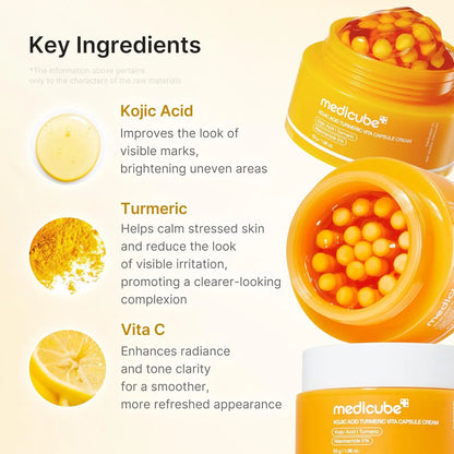 medicube - Kojic Acid Turmeric Vita Capsule Cream [53g]