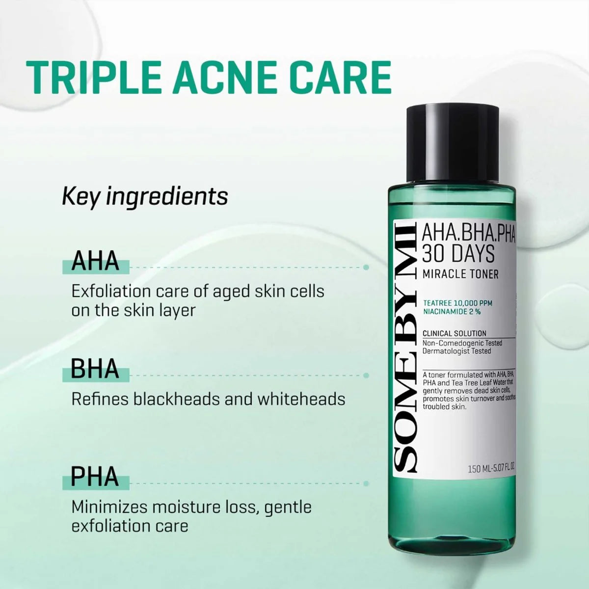 SOME BY MI - AHA, BHA, PHA 30 Days Miracle Toner 150ml
