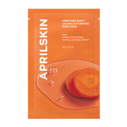 APRILSKIN - Masque en tissu apaisant et hydratant Carrotene IPMP 20 g
